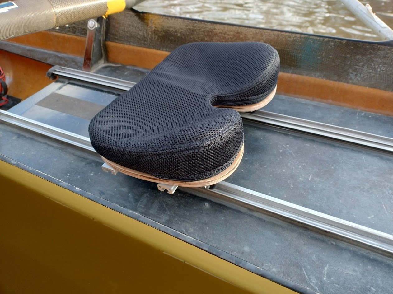 Maatwerk roeizitje in de boot